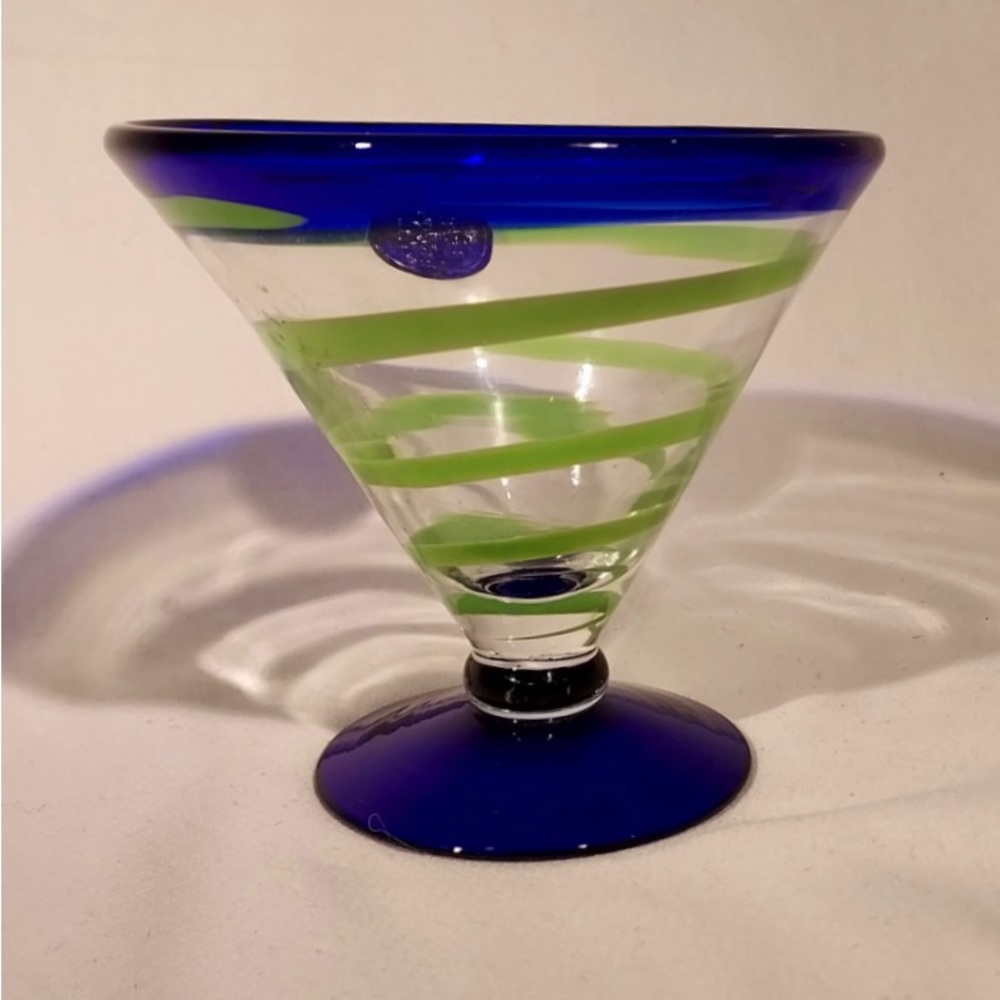 Kosta Boda martini glass/candy-nut dish.